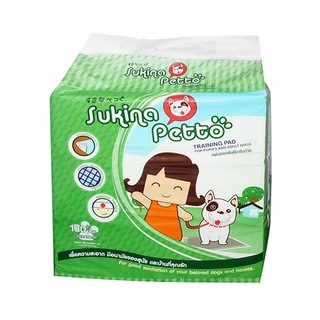 แผ่นรองซับฝึกขับถ่ายสำหรับสัตว์เลี้ยง SUKINA PETTO 30x45และ45x60