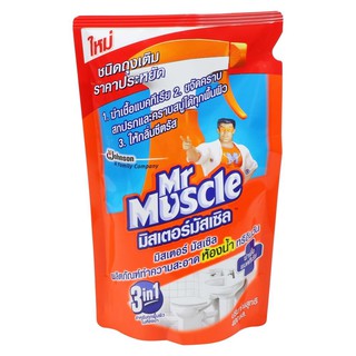 น้ำยาทำความสะอาดอื่นๆ รีฟิลน้ำยาทำความสะอาดพื้น MR.MUSCLE 400 มล. น้ำยาทำความสะอาด ผลิตภัณฑ์และของใช้ภายในบ้าน REFILL DA