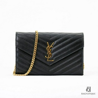 YSL WOC 9.5" BLACK CHEVRON GHW