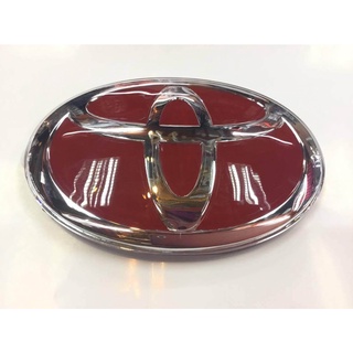 B.S.D โลโก้ TOYOTA สีแดง ขนาด 90 mm