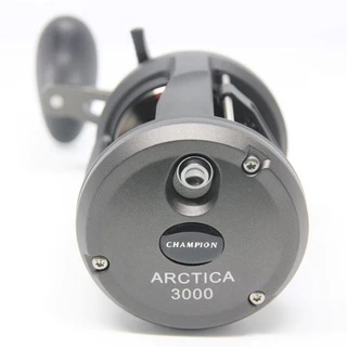 CHAMPION ARCTICA รอกเบทจิ๊กกิ้งสปูลโลหะมีตัวเกลี่ยสาย ใช้งานง่าย