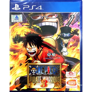 PS4 One Piece Pirate Warriors 3 (Zone3/Asia)( English ) แผ่นเกม ของแท้ มือ1 มือหนึ่ง ของใหม่ ในซีล แผ่นเกมส์