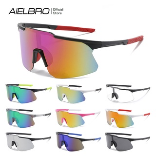 AIELBRO Outdoor Sports Sunglasses MTB Cycling Goggles Windproof Dustproof Eyewear Unisex