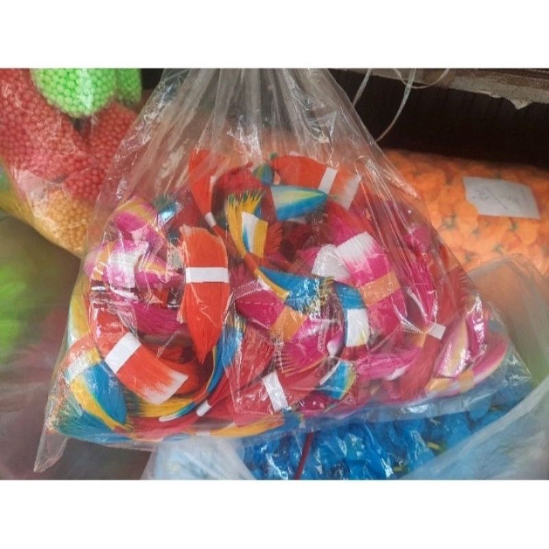 กลีบบัว กลีบกระดาษ อุปกรณ์ลอยกระทง กลีบกระทง(แพค100มัด มัดละ20กลีบ)