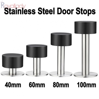 #ROYALLADY#Door Bumper 10*10*5cm 304 Stainless Steel Floor Mounted Floor Protector