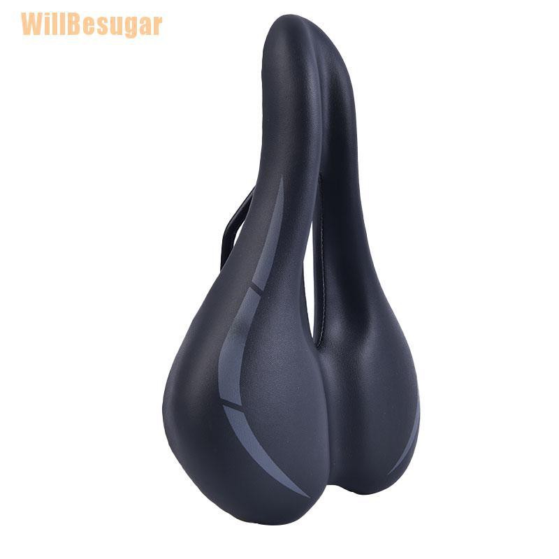 Selle Vélo Cuir Balugoe – Confort Pour VTT/Vélo De Route, Noir, Universelle