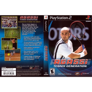 แผ่นเกมส์ PS2 Agassi Tennis Generation   คุณภาพ ส่งไว (DVD)