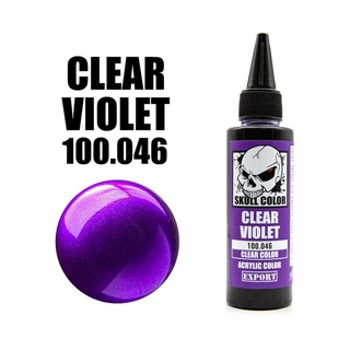 SKULL COLOR 60 ml. CLEAR COLOR Clear Violet 046