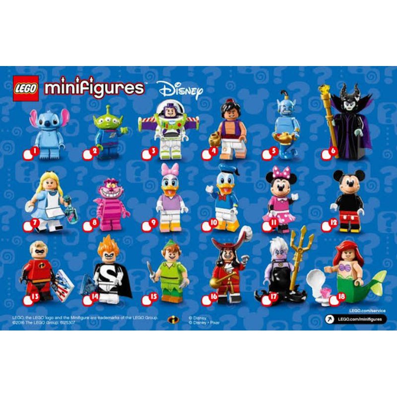 เลโก้​ LEGO Minifigures 71012 Disney Series 1 (Sealed)