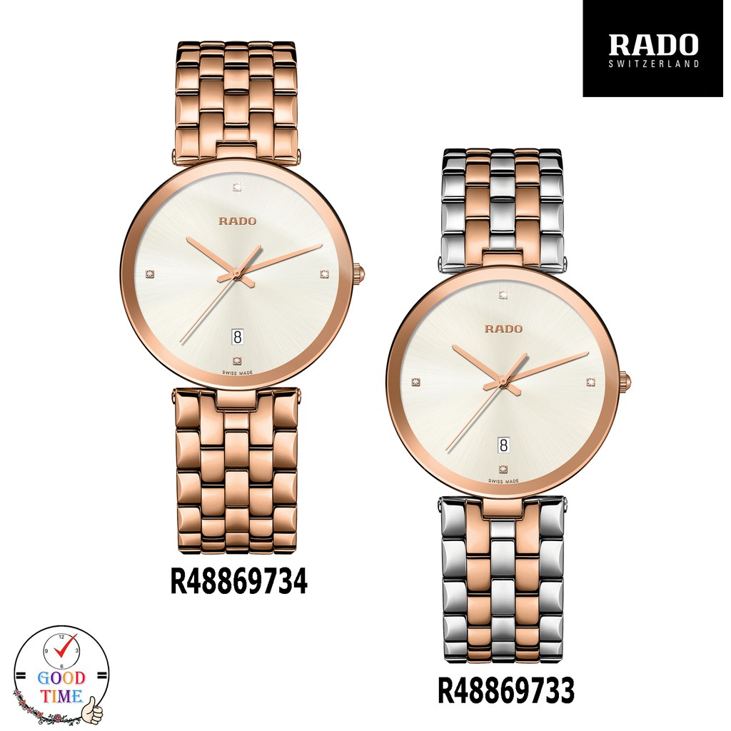 Rado Florence Quartz นาฬิกาข้อมือชาย รุ่น R48869734,9733 สายสแตนเลสแท้