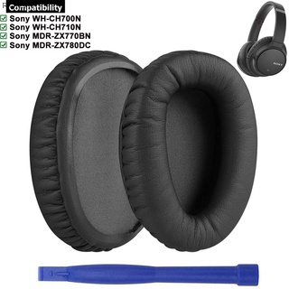 แผ่นครอบหูฟัง แบบเปลี่ยน สําหรับ Sony WH-CH700N WH-CH710N MDR-ZX770BN MDR-ZX780DC