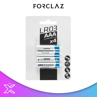 FORCLAZ ชุดถ่านอัลคาไลน์ LR03 ขนาด AAA 4 ก้อน 8289840