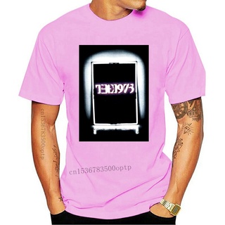 [100% Cotton] เสื้อยืดผ้าฝ้าย ลาย the 1975 Neon Sign Image สีดํา สําหรับผู้ใหญ่ วัยกลางคน PNdgde03JOeekg36