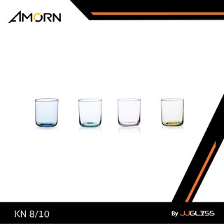 JJGLASS - ( AMORN )  KN 8/10   - แก้วน้ำ เนื้อใส