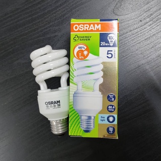 OSRAM  หลอดประหยัดไฟ 20W ขั้วE27 / DULUX SUPERSTAR TWIST DIM  865 Daylight แสงขาว