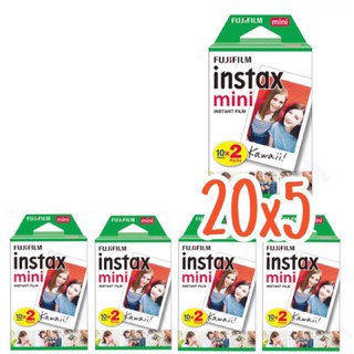 Instax mini film 20แผ่น จำนวน5กล่อง