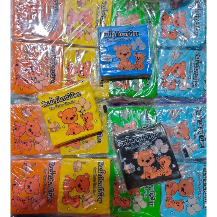 (12ชิ้น).ดินน้ำมันไร้สารพิษ.คละสี