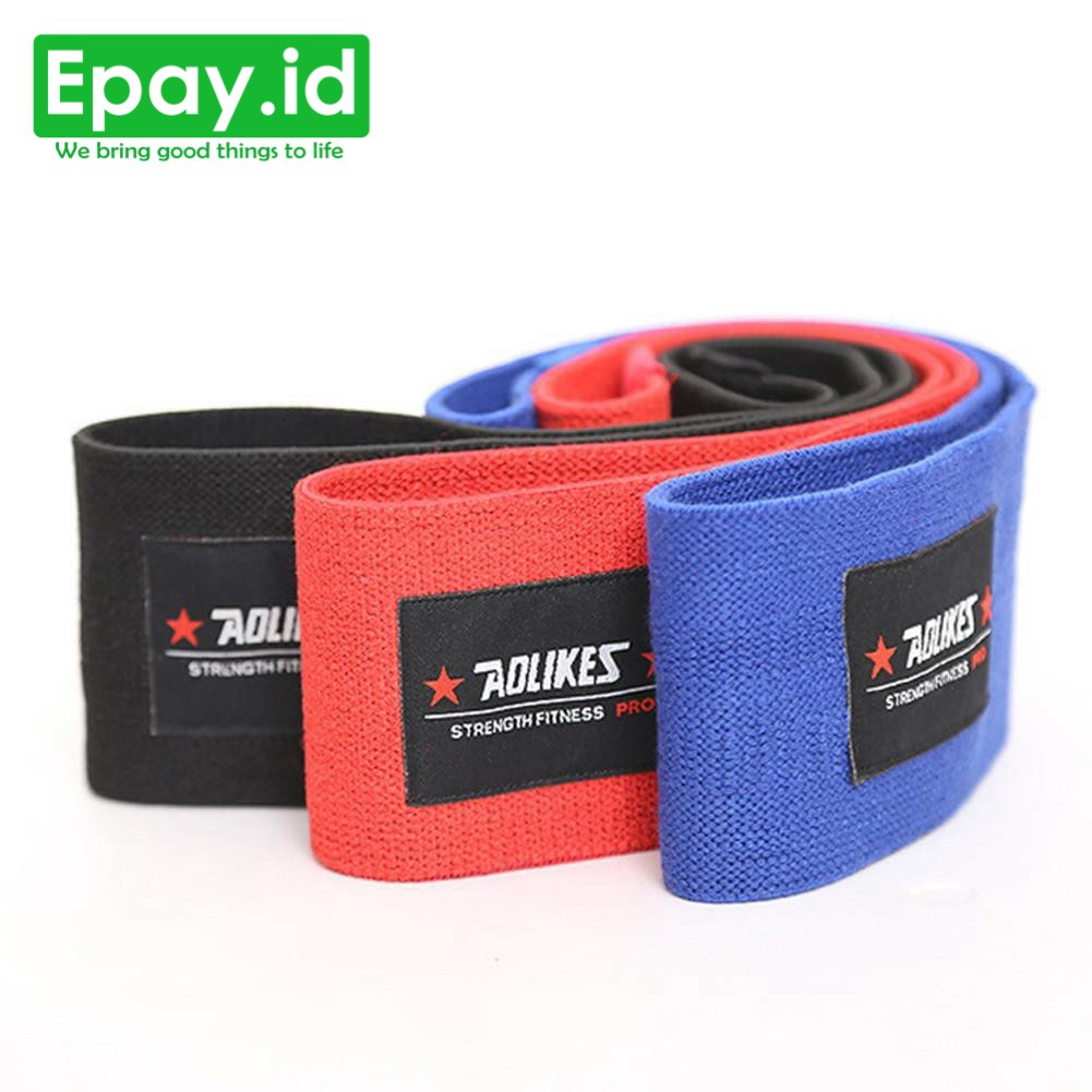 AOLIKES Hip Band Booty Resistance Loop Band A3603 ผ้าออกกําลังกายกันลื่นโยคะ Squat Glutes Hip