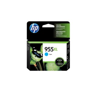 HP 955XL Cyan (LOS63AA) หมึกแท้ สีฟ้า จำนวน 1 ชิ้น