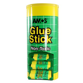 กาวแท่ง Amos  8g, 22g. ราคาต่ออัน