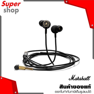 Marshall MODE EQ Black &amp; Brass หูฟังแบบอินเอียร์ สีดำ/ทอง