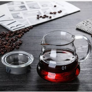 Coffee glass Pot แก้ว Borosilicate แก้วกาแฟ ****สินค้าพร้อมส่ง****