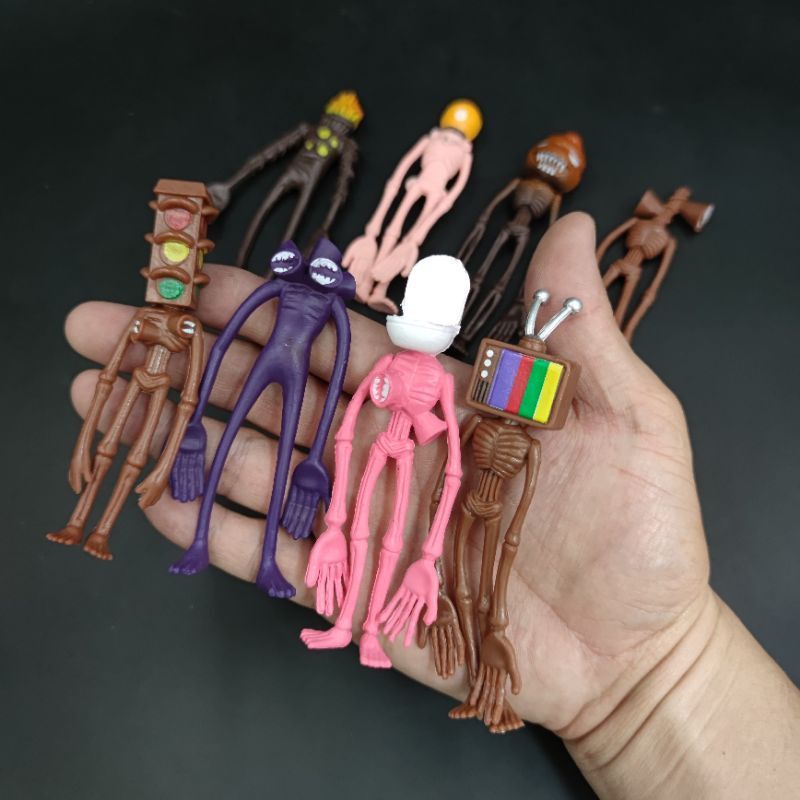 โมเดล Siren Head เปรตหัวลำโพง SCP ขนาดใหญ่ 19-21 Cm.( มีไฟที่หน้าอก)  และขนาดเล็ก 11Cm.  งานดี พร้อมส่ง - รูปที่ 6