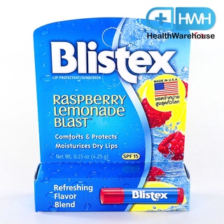 Blistex Raspberry Lemonade Blast SPF 15 บลิสเทกส์ ลิปบาร์ม กลิ่นราสเบอร์รี่ เลมอนเนด บลาสส์