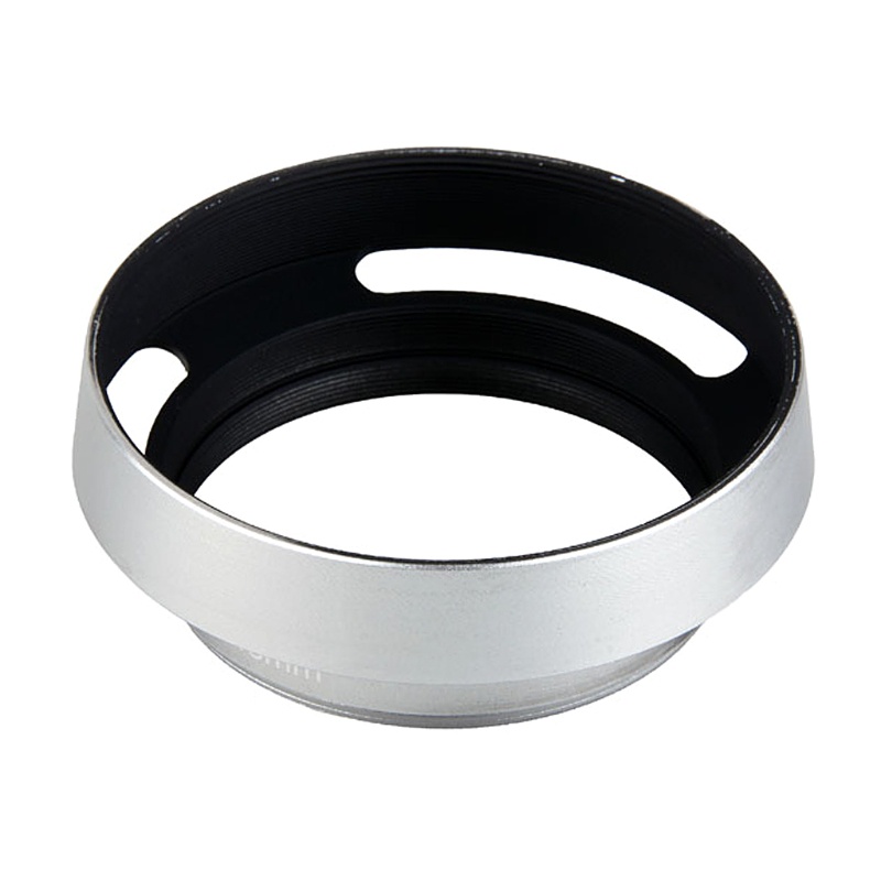 Will 40.5mm Aluminium Silver Lens Oblique Cover Internal thread Hood For Leica Slr #7