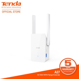 [New]Tenda A27 AX1800 WiFi6 Range Extender ตัวขยายสัญญาณ / Repeater / รับประกัน5ปี