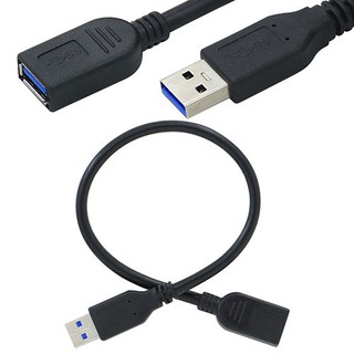 สายต่อยาวusb 3.0 Extention cable AM AF 30cm/50cm มีหัวพลาสติกคลอบกันไฟดุด