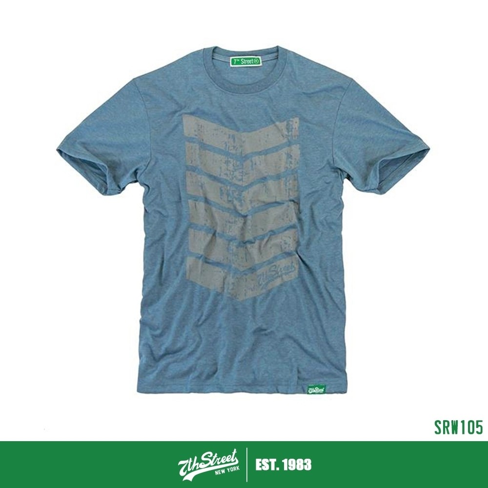 7th Street เสื้อยืดเซเว่นสตรีท V (สีทอปเทาฟ้า) SRW105