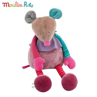 Moulin Roty ตุ๊กตาออร์แกนิคใหญ่ สูง 63cm. ตัวนุ่มมาก กอดสบาย Les Jolis Mouse MR-629035