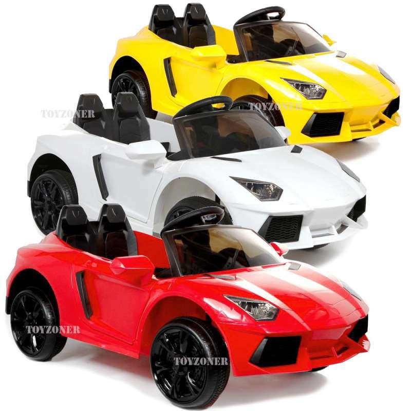 LAMBORGHINI AVENTADOR 12V 2 Motors รถแบตเตอรี่ รถเด็กนั่งไฟฟ้า รถเด็กเล่นบังคับวิทยุ