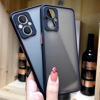 ❌รุ่นใหม่❌ Case Oppo reno7Z  กันรอยกล้อง ออฟโป้ เคสกันกระแทก ปุ่มสีผิวด้าน ขอบนิ่มหลังขุ่น [CT 98Shop]