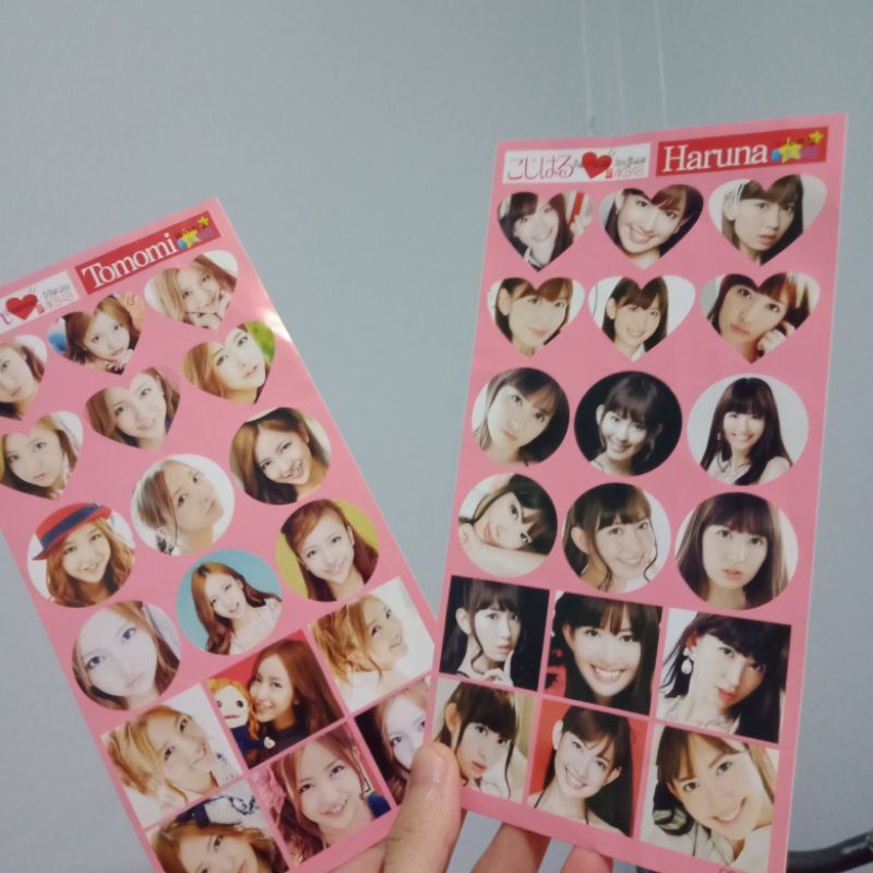 สติ๊กเกอร์ AKB 48 ของแท้ ญี่ปุ่น Sticker Die cut Diary ไอดอล เอเคบี 48 Sticker Idol AKB48 BNK 48 Dia