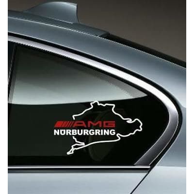 สติ๊กเกอร์ Amg nurburgring bmw marsedes benz สติ๊กเกอร์