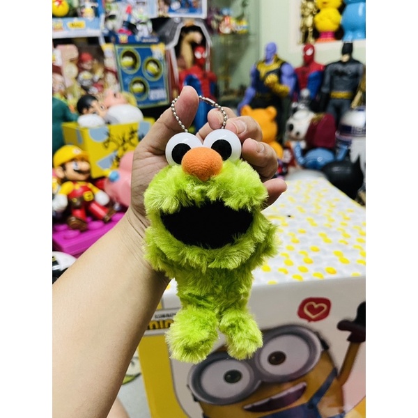 พวงกุญแจ SESAME STREET GREEN ELMO