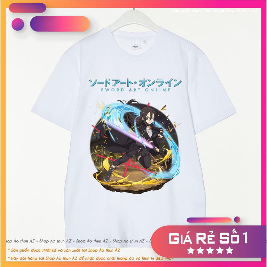 Sword Art Online Memory Defrag Kirito Ggo M2483 เสื้อยืดอนิเมะ