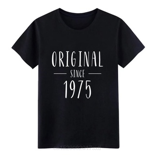 T-shirt  เสื้อยืด พิมพ์ลาย Since 1975 Born In 1975 สําหรับผู้ชายS-5XL