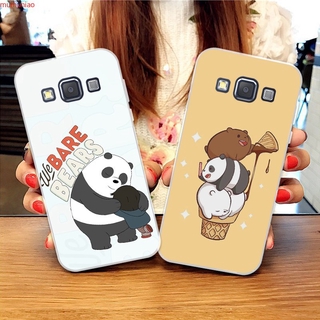 เคสโทรศัพท์มือถือลายการ์ตูนหมีสําหรับ Samsung A3 A5 A6 A7 A8 A9 Star Pro Plus E5 E7 2016 2017 2018