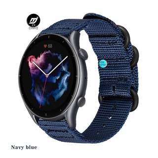 สาย amazfit GTR 3 สายรัด สายรัดข้อมือกีฬา สายผ้าแคนวาสถัก amazfit gtR 2 / gtR 2e / GTR3 สายนาฬิกา สาย amazfit GTR 3 pro สายไนลอน