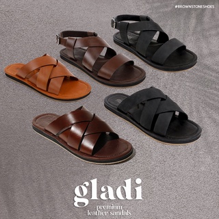 Brown Stone GLADI Premium Leather Sandals