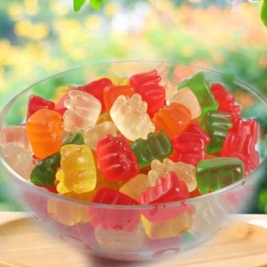 ขนมเยลลี่จอลลี่แบร์ jolly bears รูปหมีคละรสผลไม้ [1กล่องมี 12ซอง]ราคา60บาท