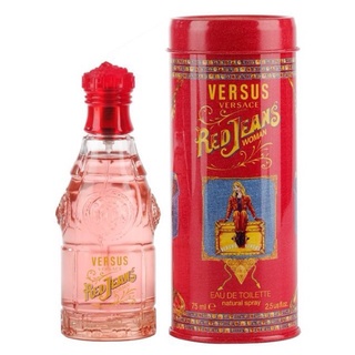 ของแท้!!! Versace Red Jeans EDT for women 75ml กล่องเหล็ก (พร้อมส่งค่ะ)