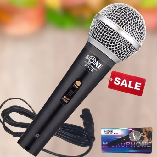 ไมค์โครโฟน พร้อมสาย PROFESSIONAL DYNAMIC MICROPHONE รุ่น A232 สายยาว 3 เมตร มีสวิทปิด เปิดในตัว ให้เสียงสมจริง ลดเสีย