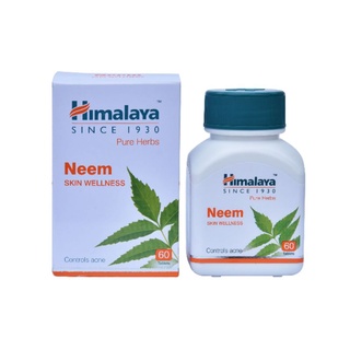 Himalaya Neem (ช่วยลดสิวและผิวดีขึ้น) 60 เม็ด/tablets