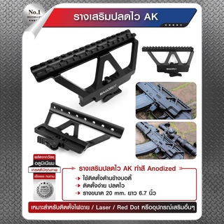 รางเสริมปลดไว AK ผลิตจากอลูมิเนียม ใช้ติดตั้งด้านข้างบอดี้ ติดตั้งง่าย ปลดไว