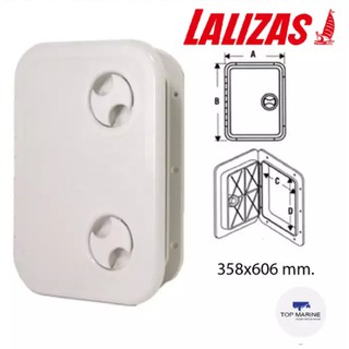 INDUSTRIAL ACCESS HATCH, WHITE, 358X606MM (White) 10264 LALIZAS