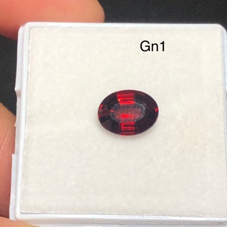 Gn1 พลอยโกเมน garnet นน 1.87 กะรัต ขนาด 8x6x4 mm